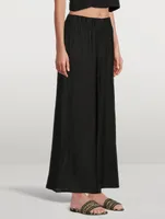 Tallows Linen Wide Leg Pants