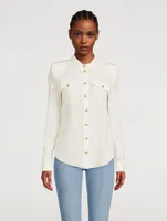 Silk Crepe De Chine Shirt