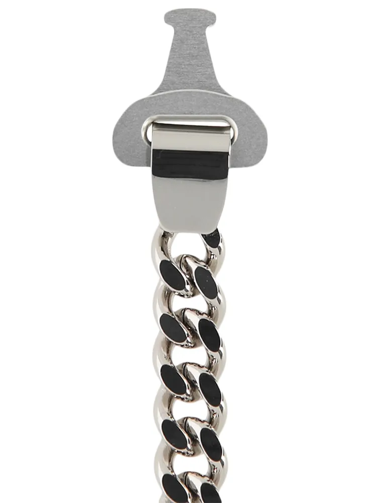 Semi-Coloured Links Buckle Necklace