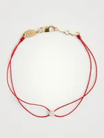 Illusion 18K Gold Twin Strings Bracelet With Diamonds