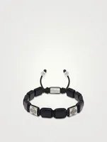 Dorje Beaded Bracelet With Matte Onyx