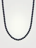 Matte Onyx Beaded Necklace