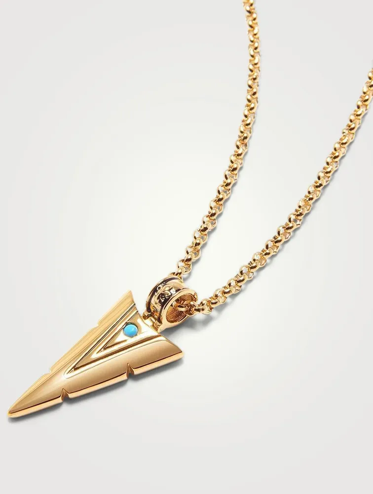 18K Gold Plated Arrowhead Necklace