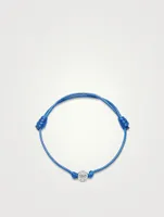 String Bracelet With Stainless Steel Bead