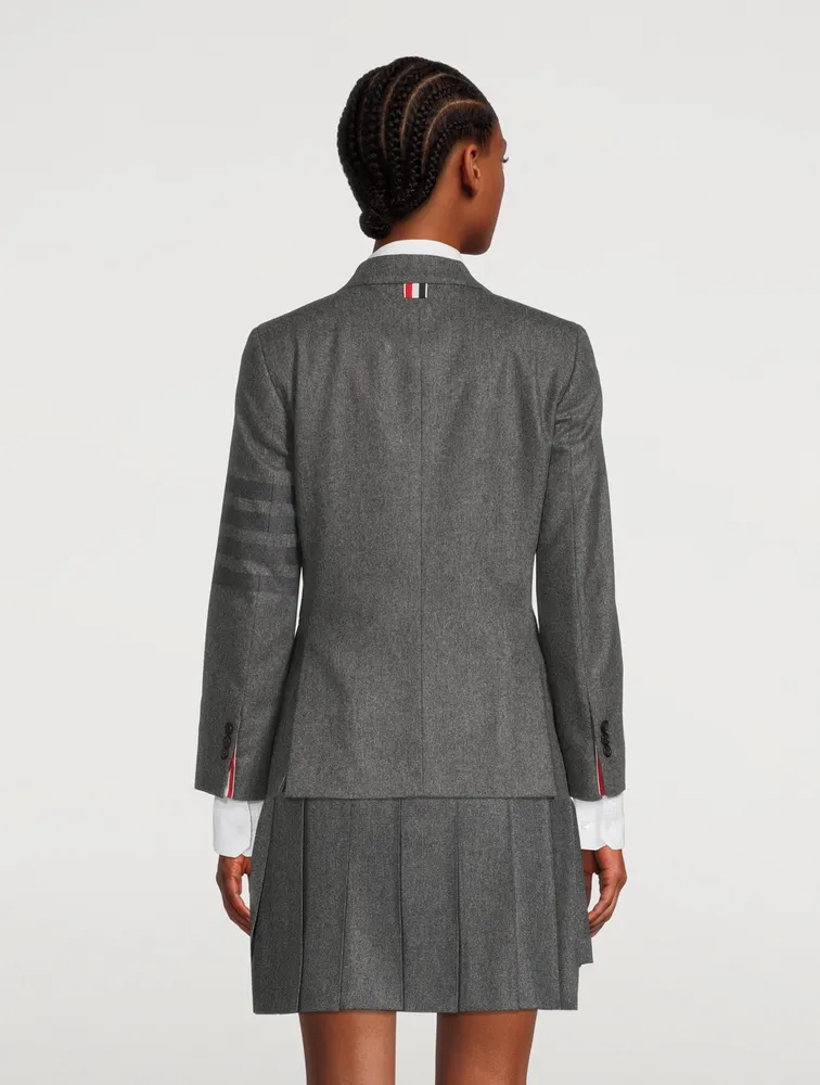 Wool And Cashmere Four-Bar Blazer