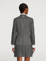 Wool And Cashmere Four-Bar Blazer