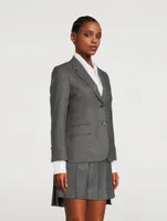 Wool And Cashmere Four-Bar Blazer