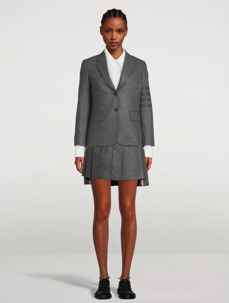 Wool And Cashmere Four-Bar Blazer