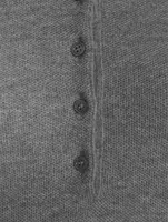 Long-Sleeve Cashmere Polo Sweater