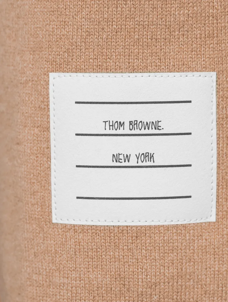Cashmere Sweatpants With Four-Bar Stripe