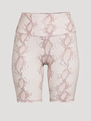 Albury Bike Shorts Snakeskin Print