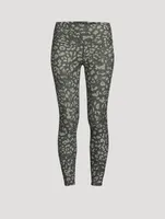 Luna High-Waisted Leggings Feather Print