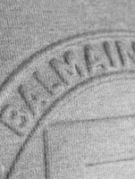 Embossed Logo Cropped Sweatshirt