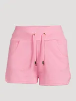 High-Waisted Drawstring Shorts