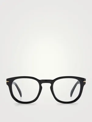 Square Optical Glasses With Blue Light Lenses