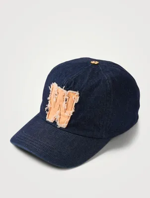 Embroidered Patch Canvas Baseball Hat