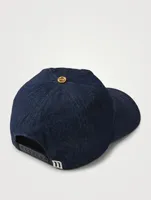 Embroidered Patch Canvas Baseball Hat