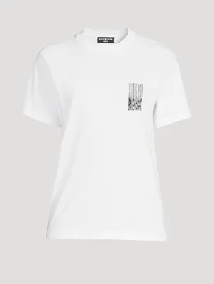 Barcode Fitted T-Shirt