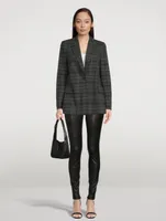 Tartan Boyfriend Blazer Check Print