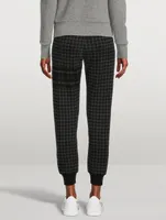 Check Jacquard Sweatpants