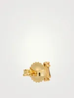 Fireworks 18K Gold Cali Classic Stud Earrings With Diamonds