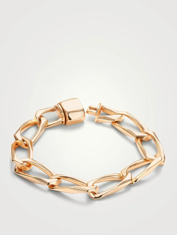 24K Goldplated Link Chain Bracelet