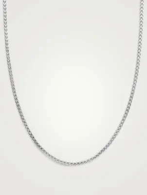 Sterling Silver Square Chain Necklace