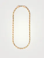 24K Goldplated Rope Chain Necklace