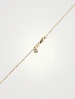 14K Gold Evil Eye Necklace With Diamonds