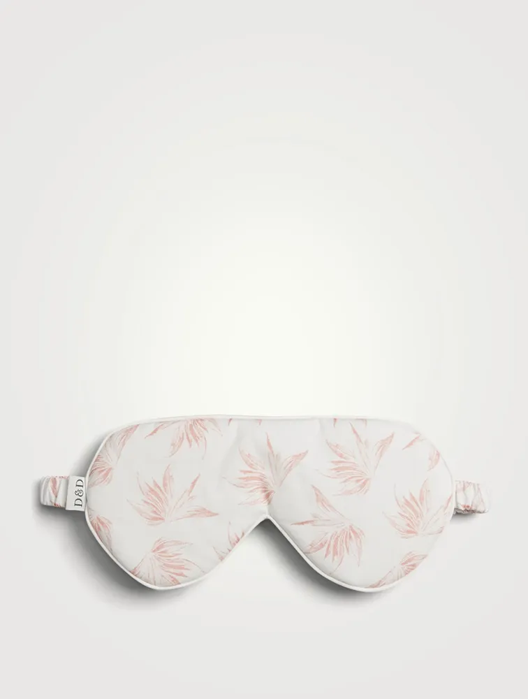 Cotton Eye Mask In Luxe Deia Print