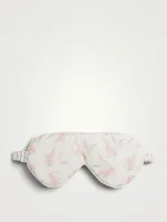 Cotton Eye Mask In Luxe Deia Print