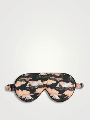 Cotton Eye Mask In South Island Print