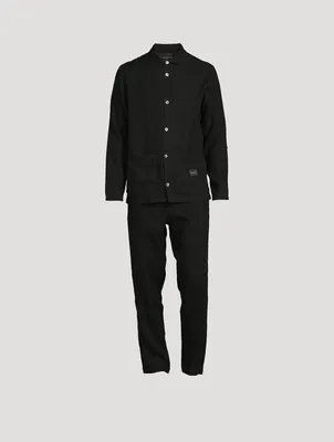 Pocket Linen Pajama Set