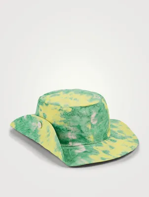 Recycled Tech Snap Sun Hat Tie Dye Print