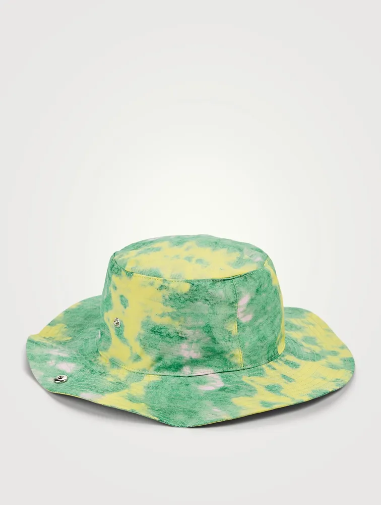 Recycled Tech Snap Sun Hat Tie Dye Print