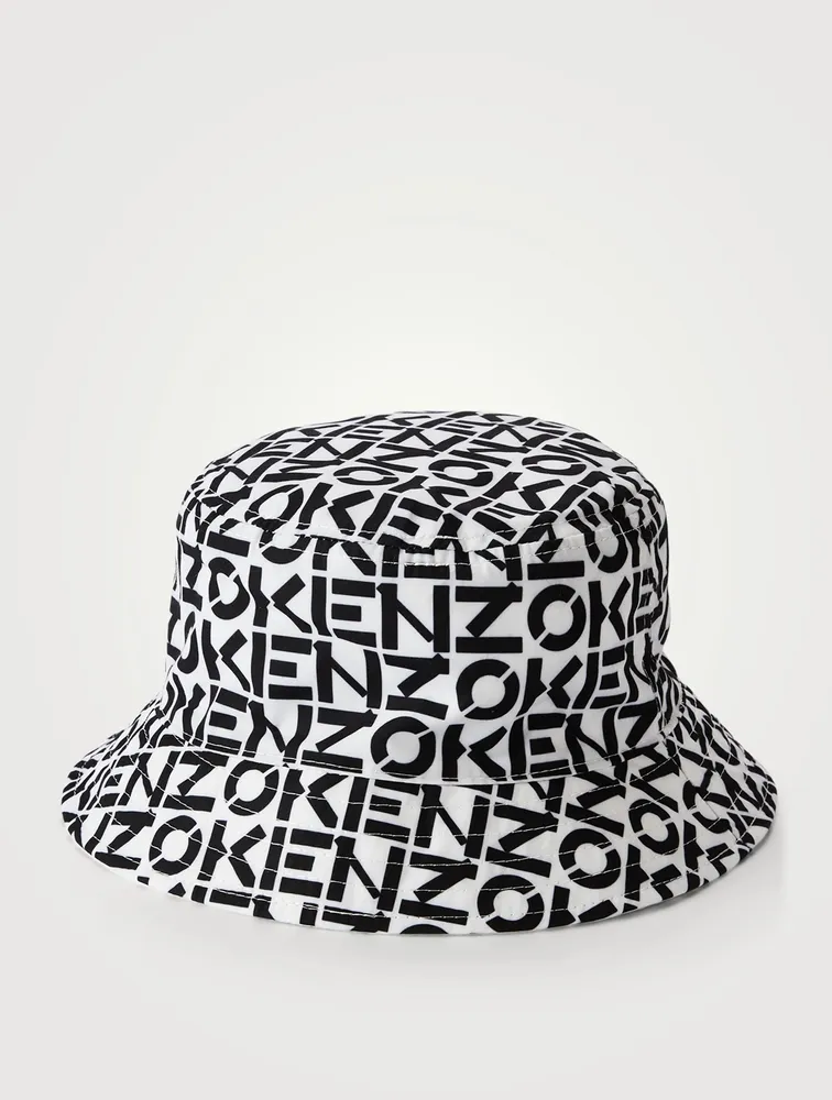 Reversible Monogram Bucket Hat