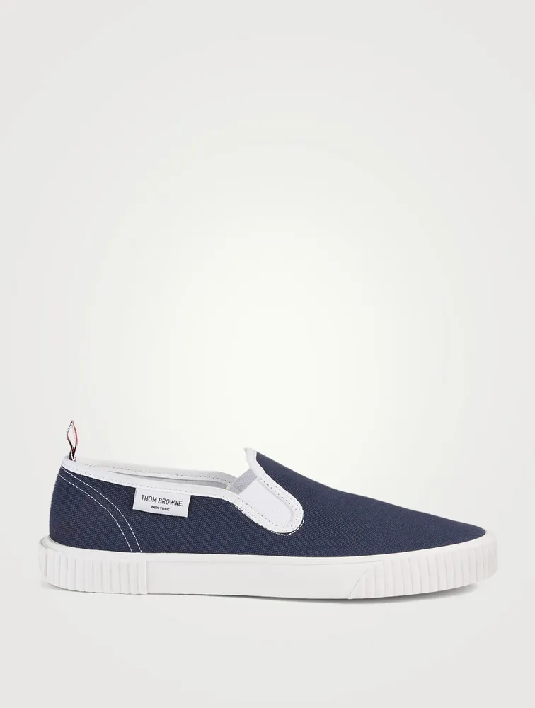 Heritage Canvas Slip-On Sneakers