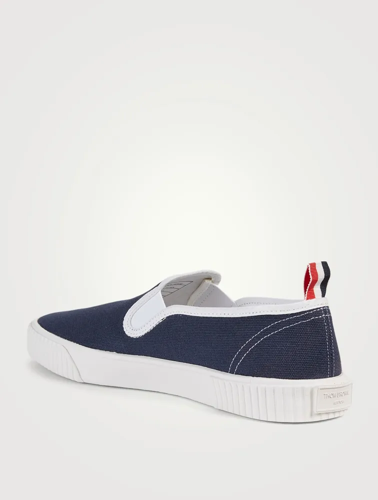 Heritage Canvas Slip-On Sneakers