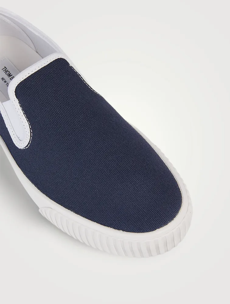 Heritage Canvas Slip-On Sneakers