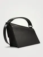 Distorted Leather Shoulder Bag