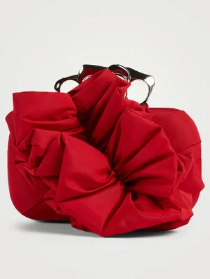 Four-Ring Ruffled Clutch