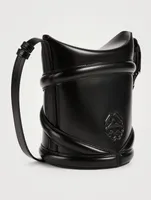 Small The Curve Leather Bucket Bag