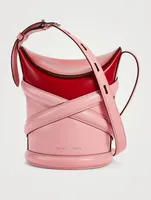 Small The Curve Leather Bucket Bag