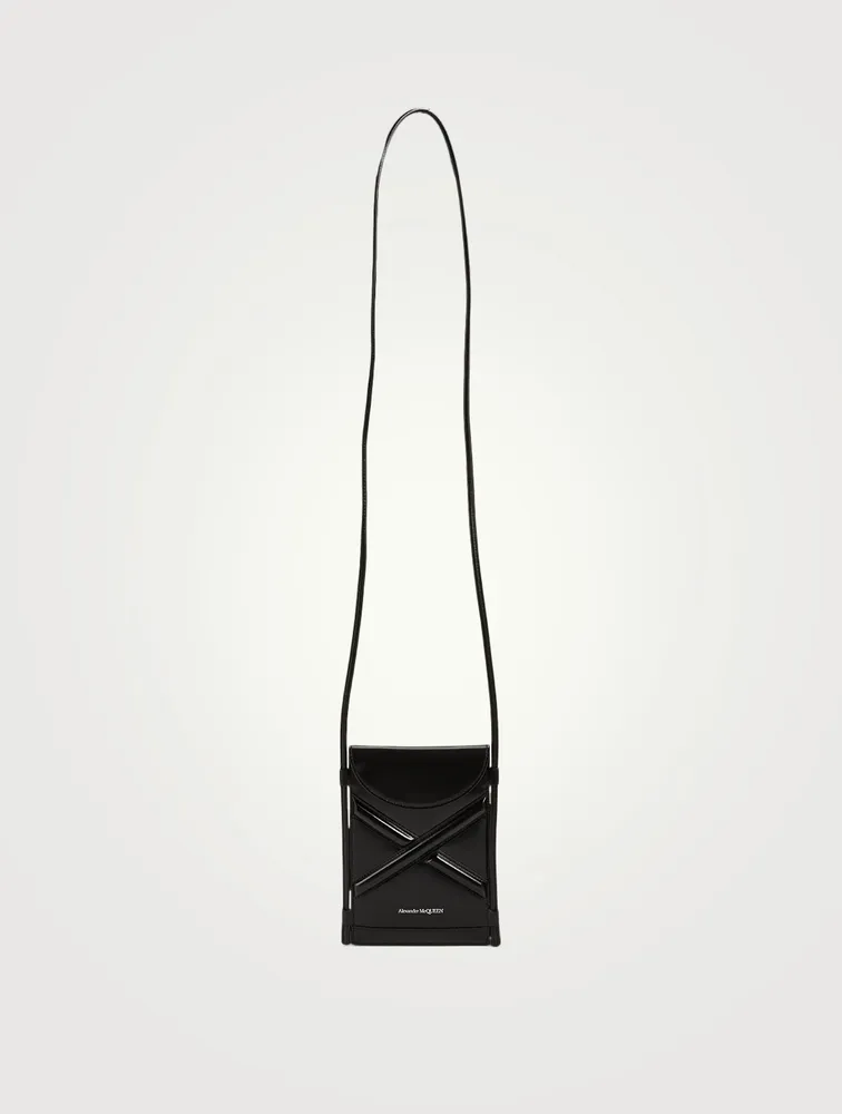 Micro The Curve Leather Crossbody Phone Bag