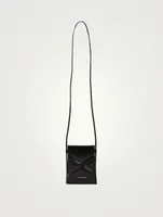 Micro The Curve Leather Crossbody Phone Bag