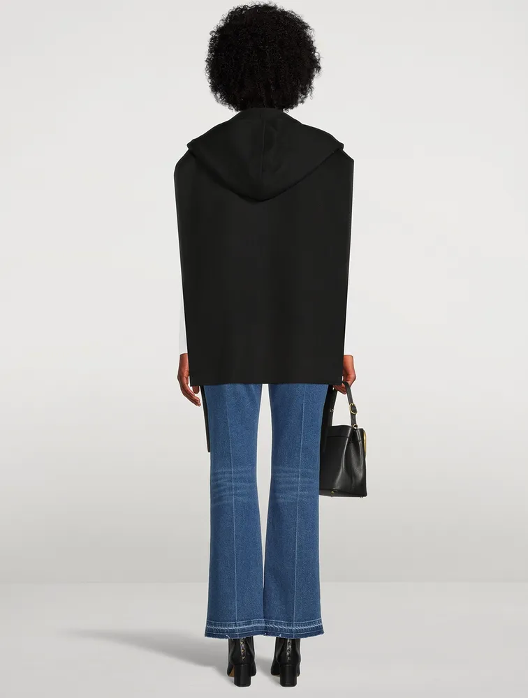 Virgin Wool And Cashmere Cape