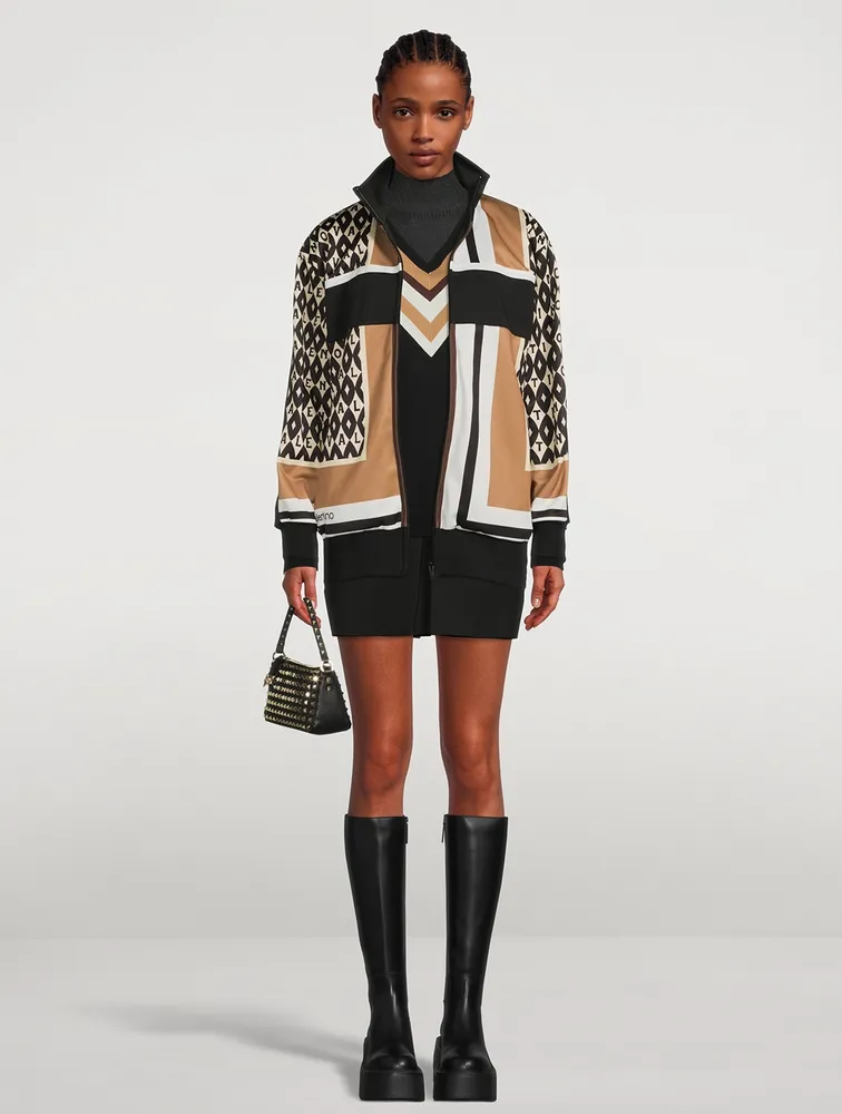 Printed Track Jacket