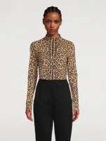 Long-Sleeve T-Shirt Animal Print