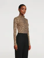 Long-Sleeve T-Shirt Animal Print