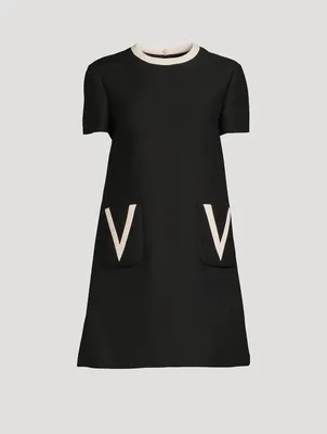 Virgin Wool And Silk Shift Dress